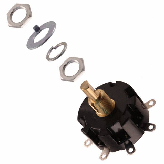 Rotary Switches 6A 1 POLE 4 POS NS D-SHAFT