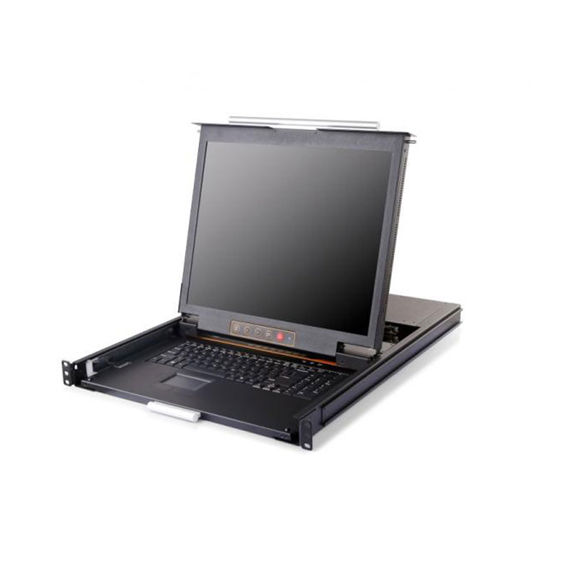 Kinan DL2908 LCD KVM Dual Rail 8 port Cat5 19
