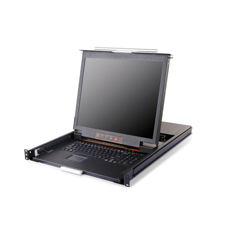 Kinan DL2916 LCD KVM Switch Dual Rail 16 port Cat5 19